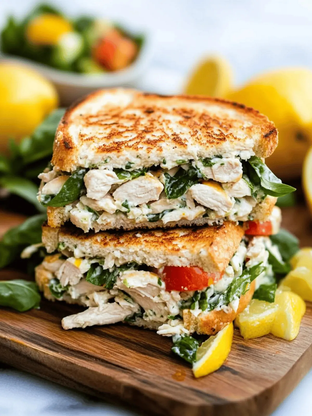 Easy Lemon Basil Chicken Salad for a Refreshing Meal Boost