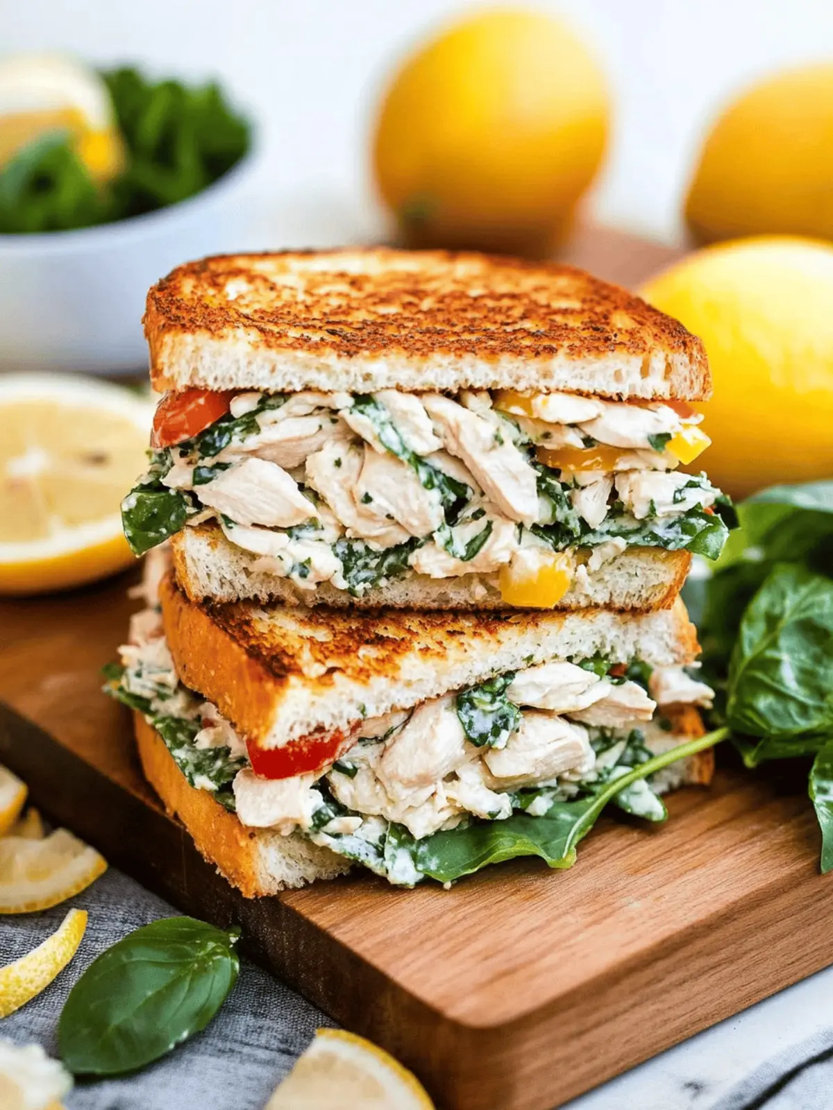 Easy Lemon Basil Chicken Salad for a Refreshing Meal Boost