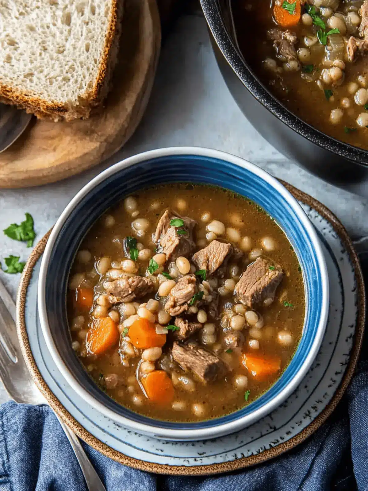 Slow Cooker Beef Barley Soup: Cozy Comfort for Busy Nights