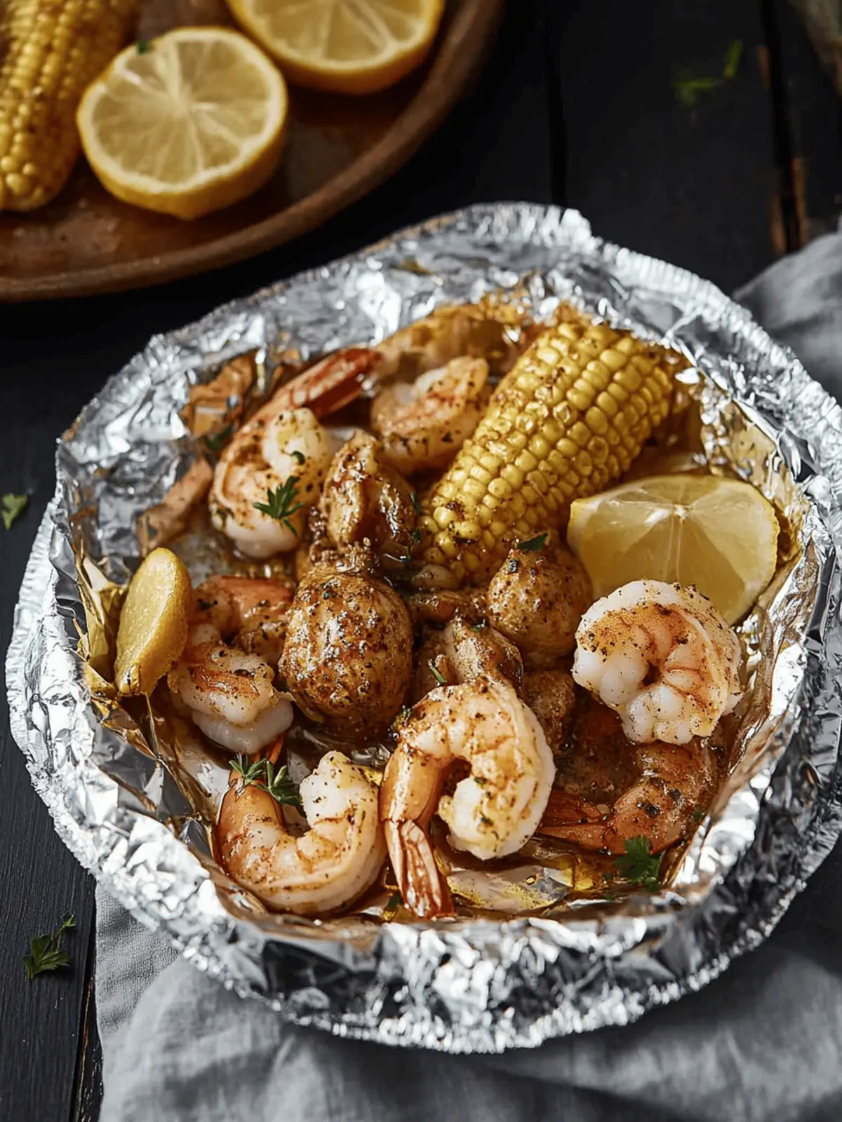 Shrimp Boil Foil Packs with Old Bay: Easy Oven or Grill Dinner
