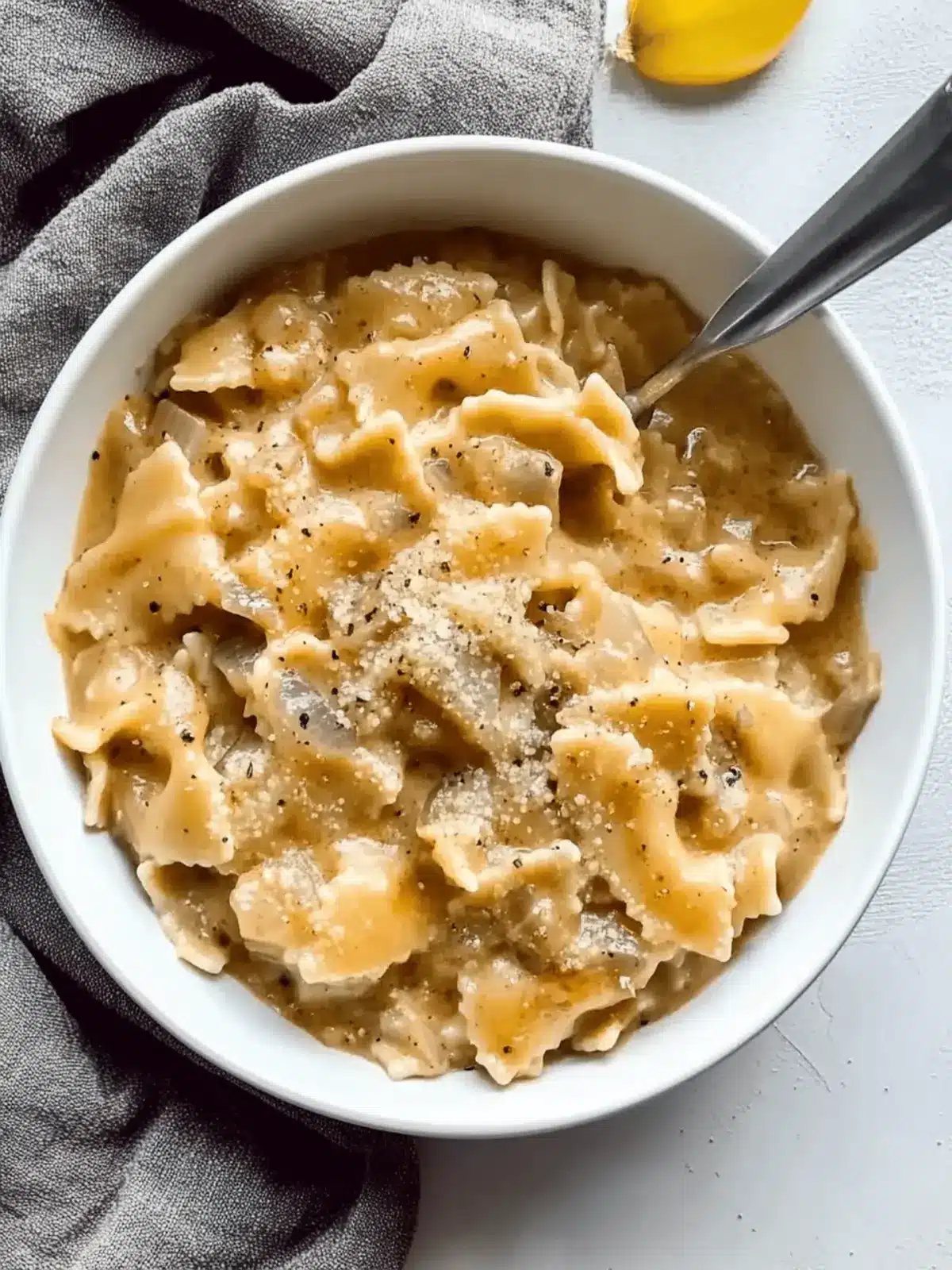 Creamy French Onion Pasta: A Cozy Comfort Food Delight