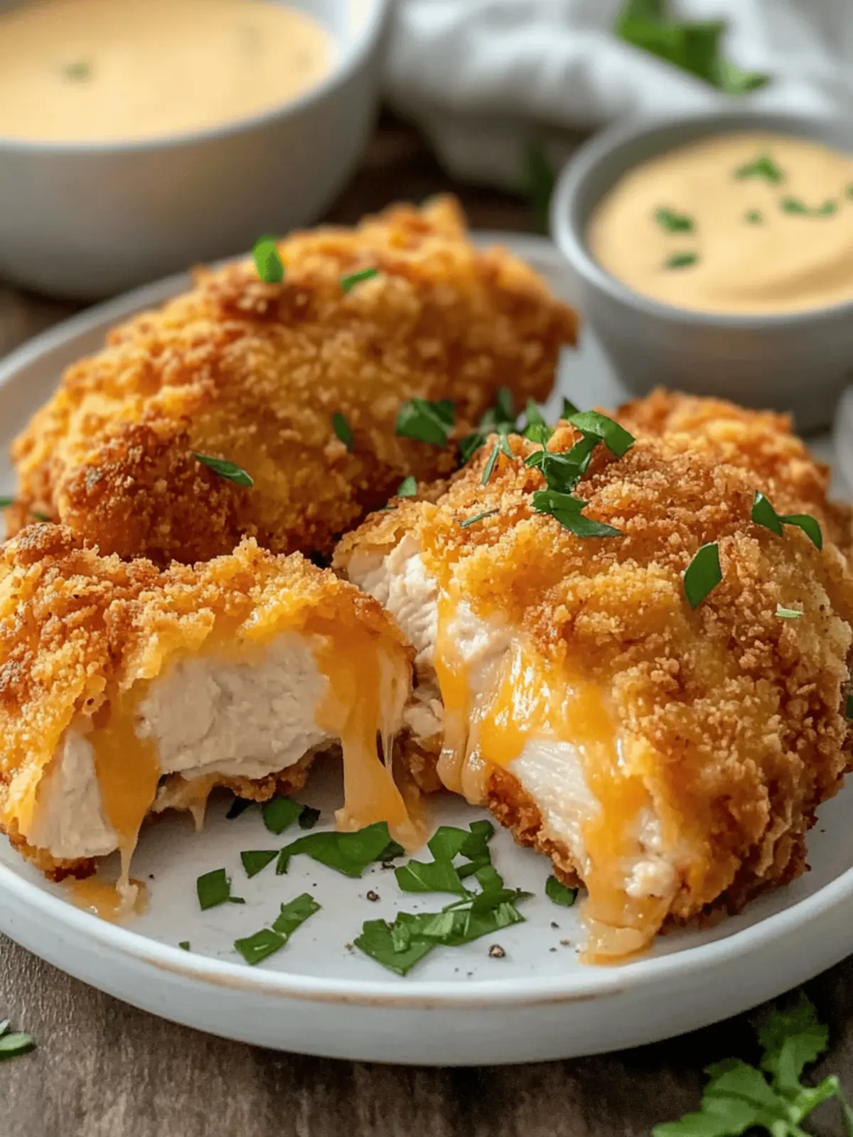 Crispy Cheddar Chicken