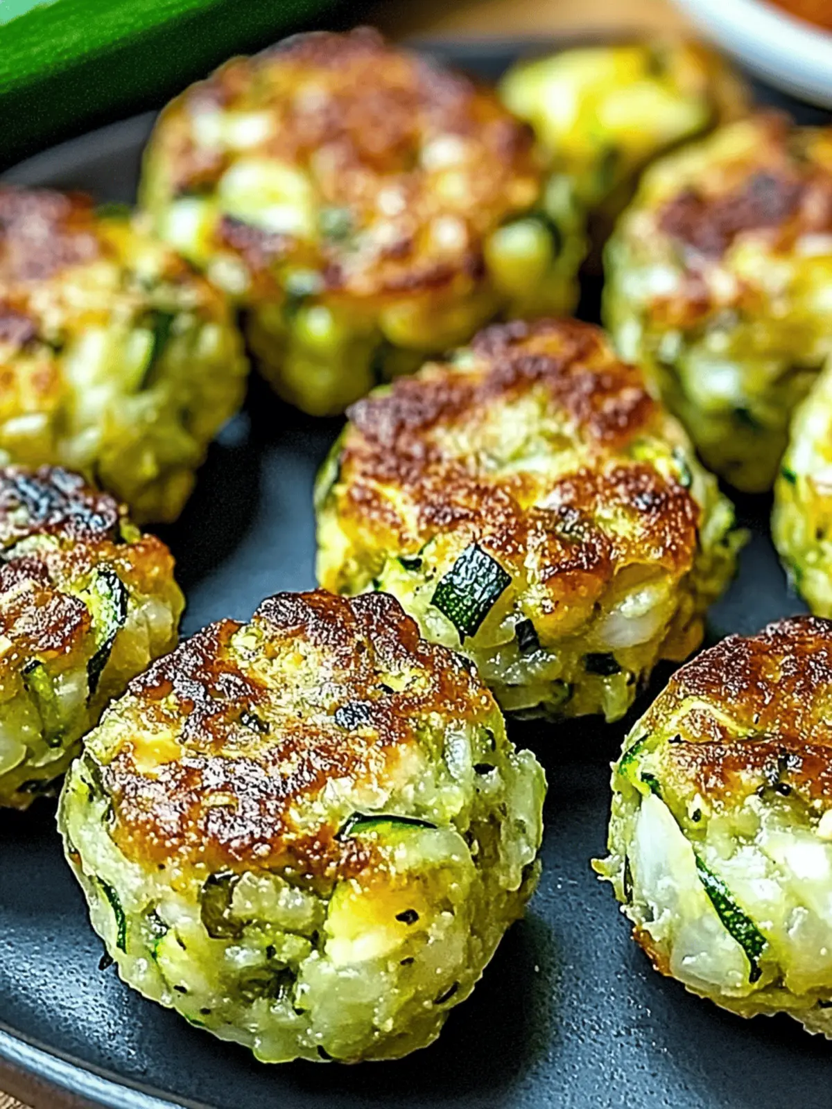 Zucchini Garlic Bites