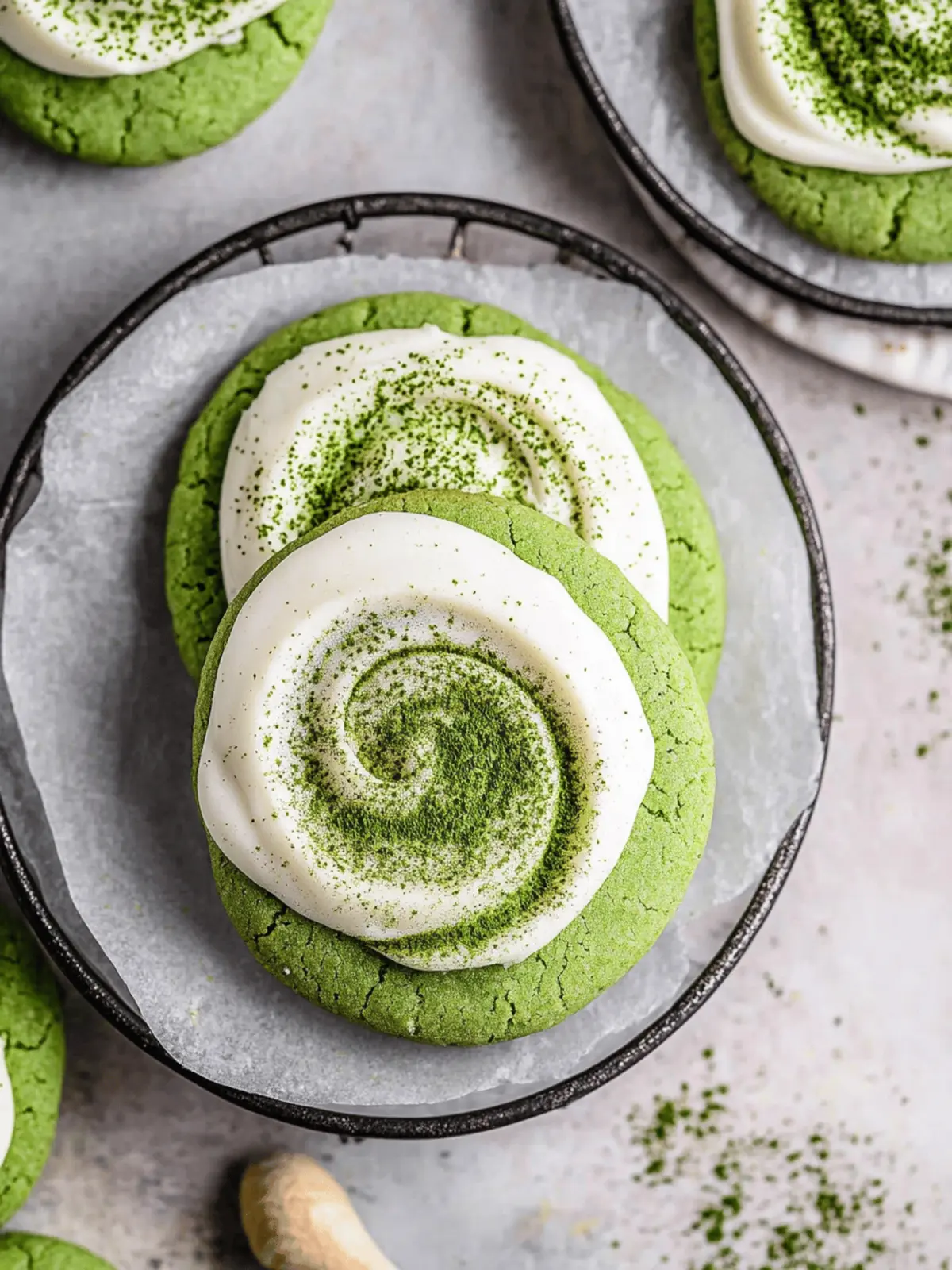 Matcha Latte Cookies