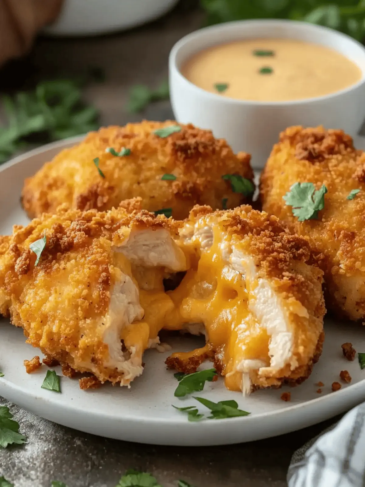 Crispy Cheddar Chicken