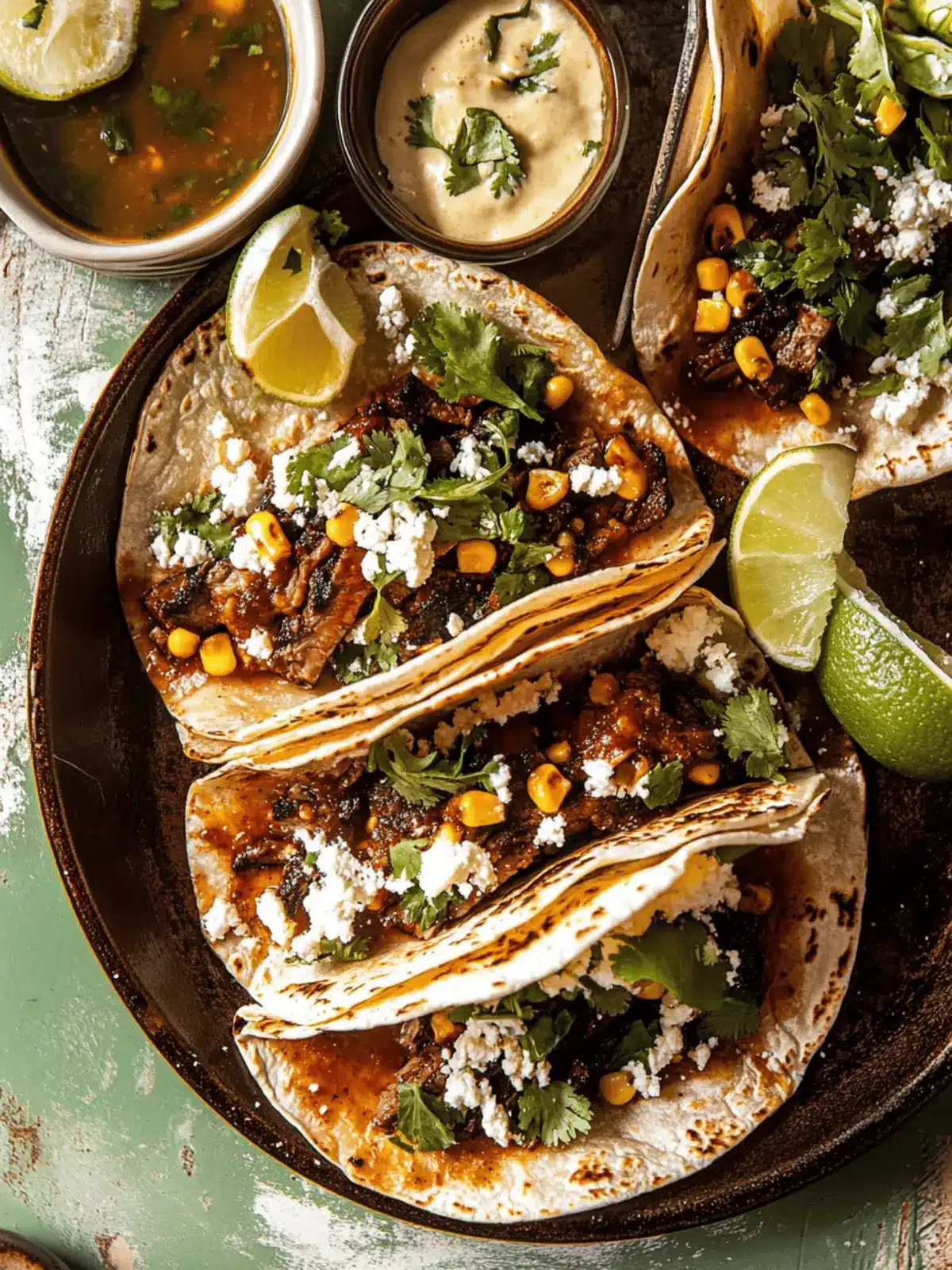 Sheet Pan Steak and Chipotle Corn Tacos for Busy Nights