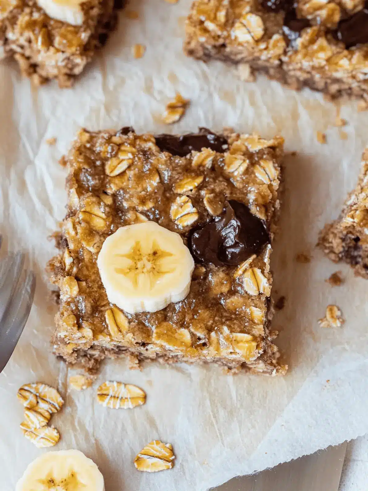 Banana Oatmeal Bars