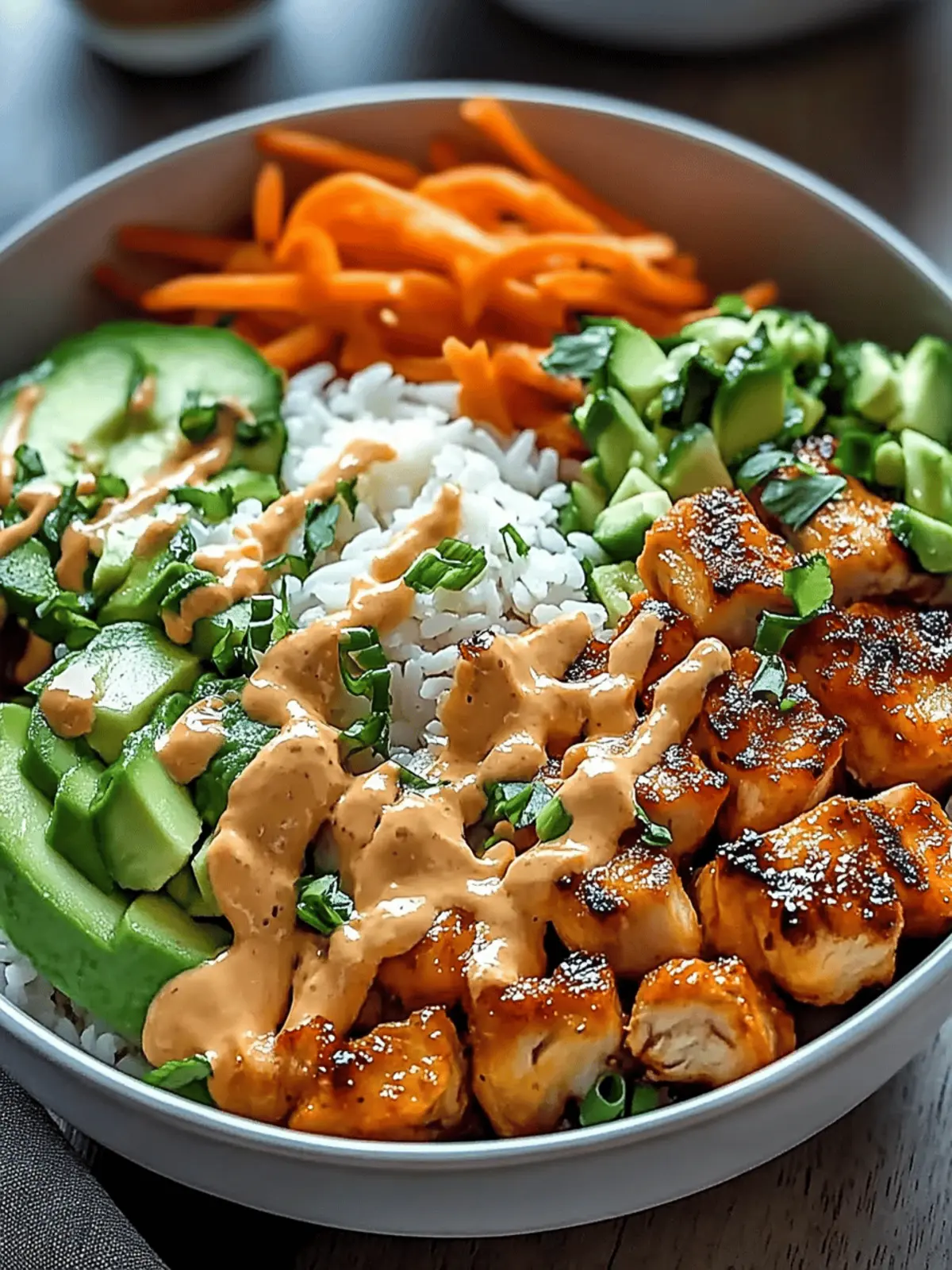Bang Bang Chicken Bowl: Quick, Delicious, and Customizable!