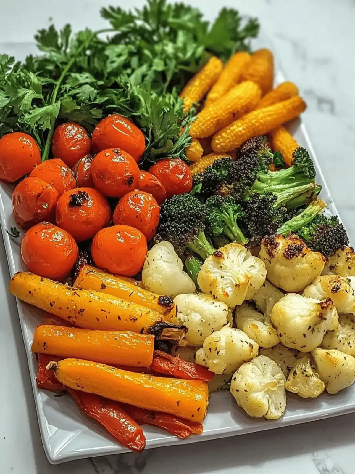 Garlic Roasted Vegetables