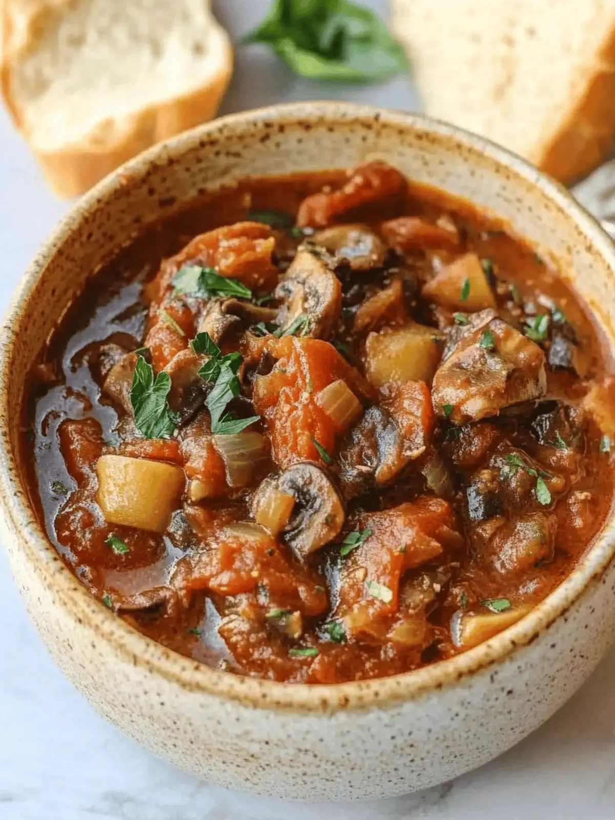 Hearty Italian Mushroom Stew for Cozy Nights In