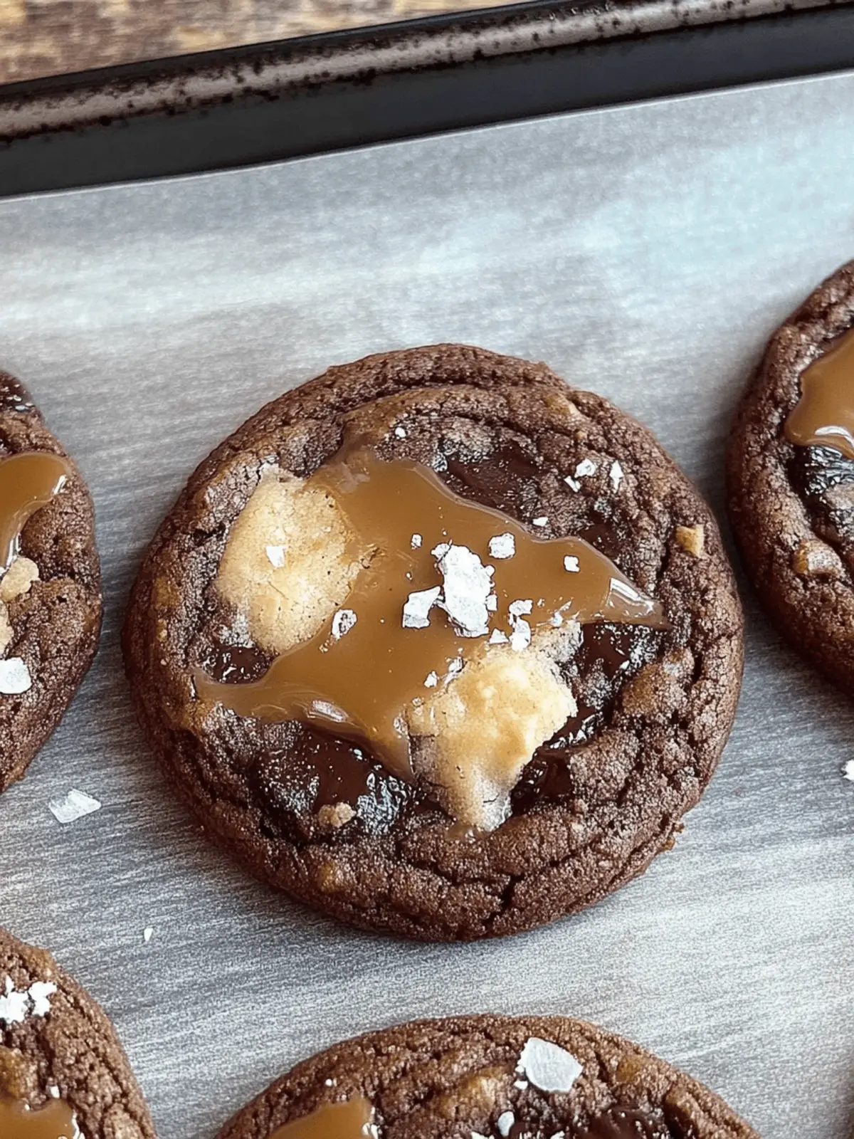 chocolate caramel cookies