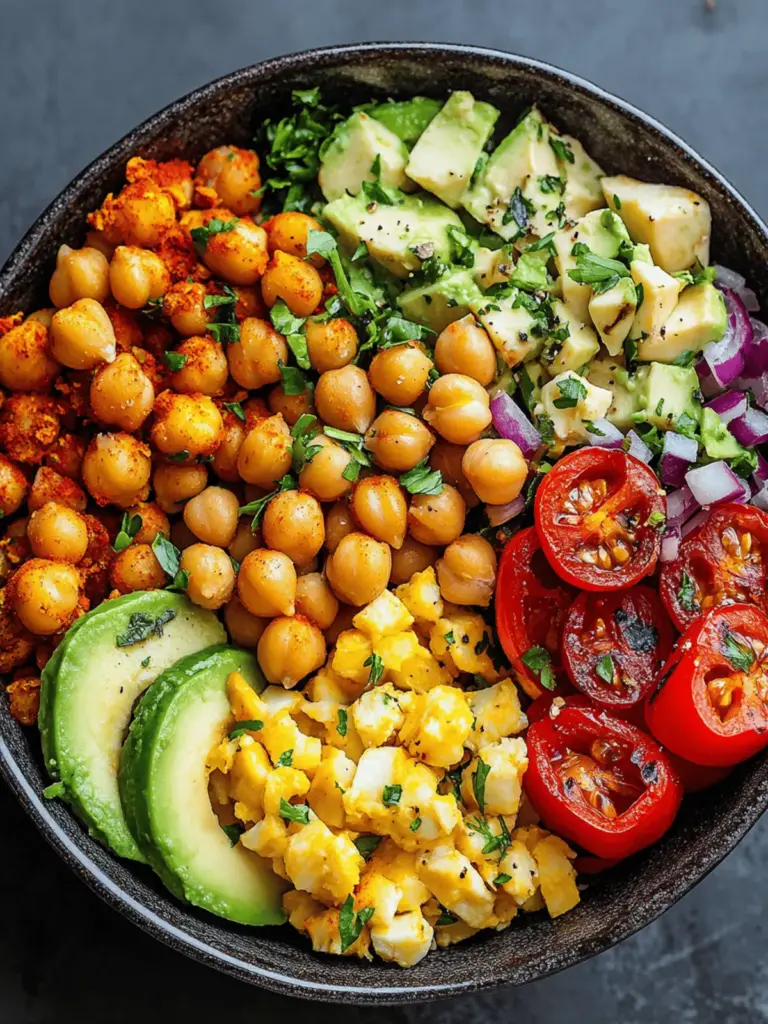 Spicy Chickpea Meal Prep Bowl