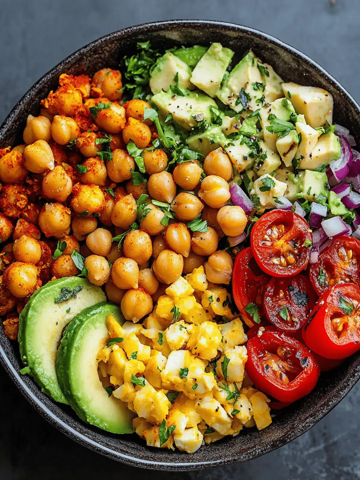 Spicy Chickpea Meal Prep Bowl