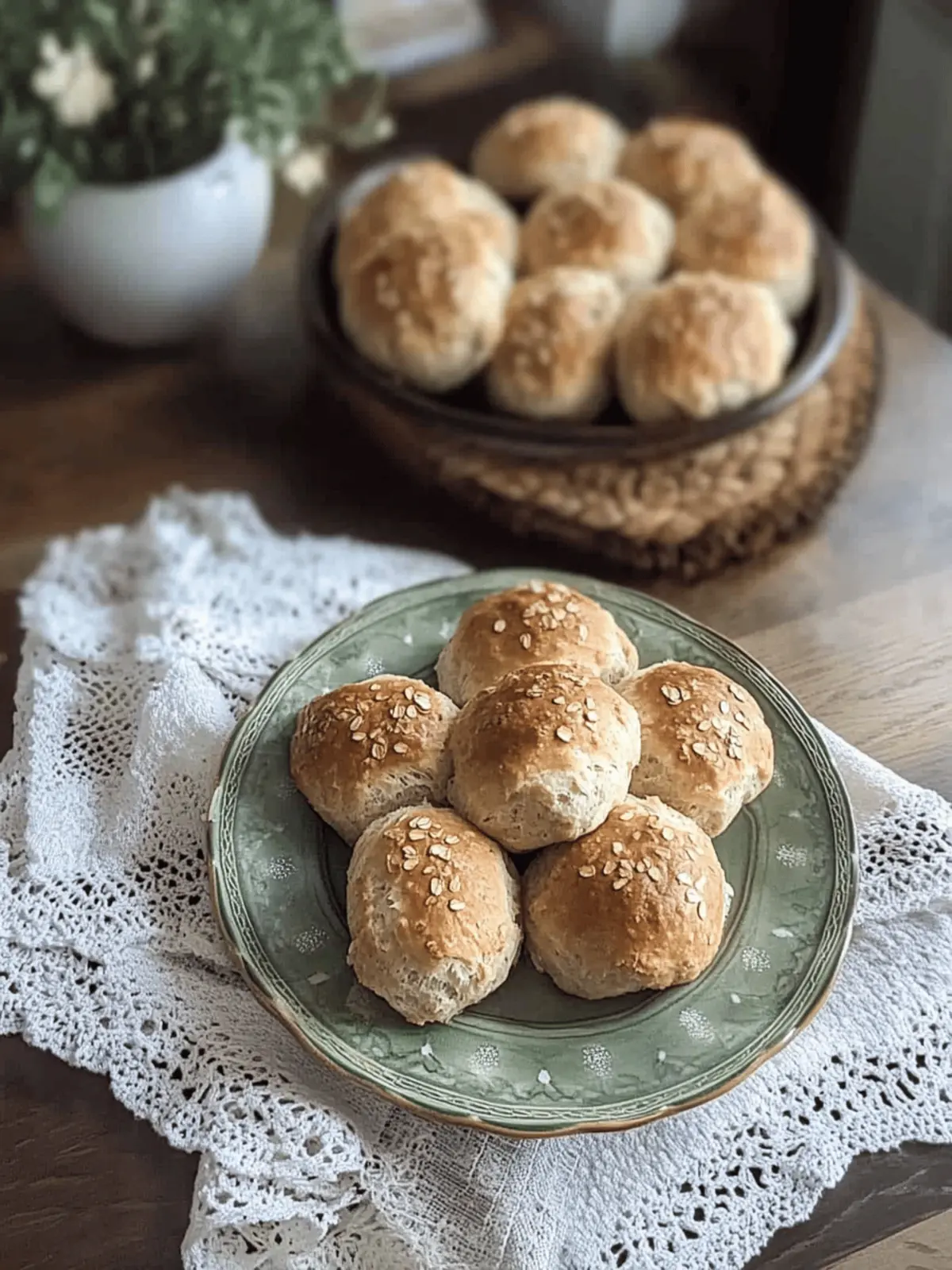 Traditional Scottish Oatmeal Rolls