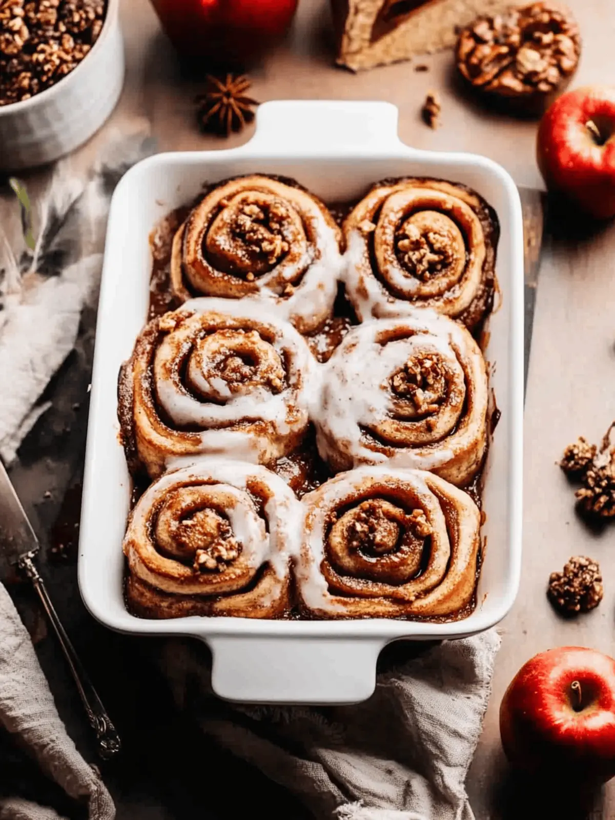 apple pie cinnamon rolls