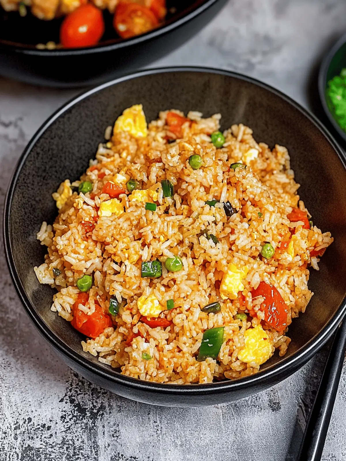 Rice Cooker Tomato Egg Rice