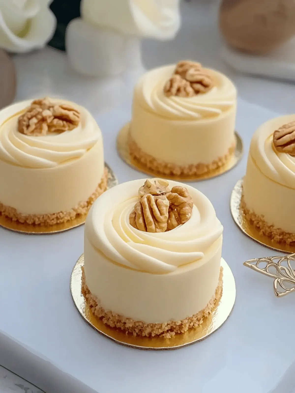 Pecan Vanilla Entremet