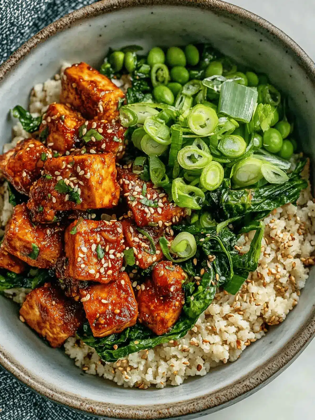 Chili Crunch Tofu Bowls