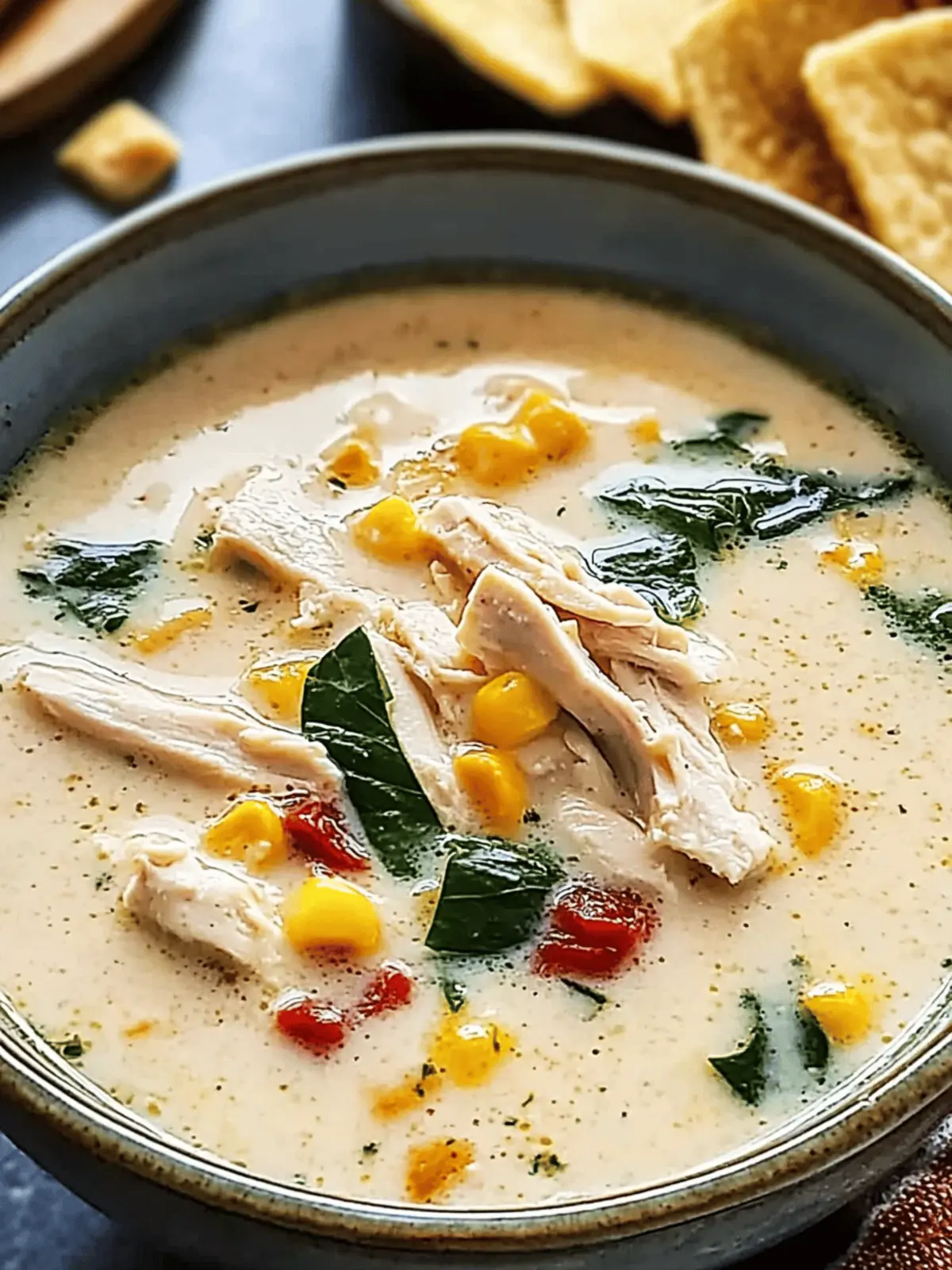 Creamy Crack Chicken Soup