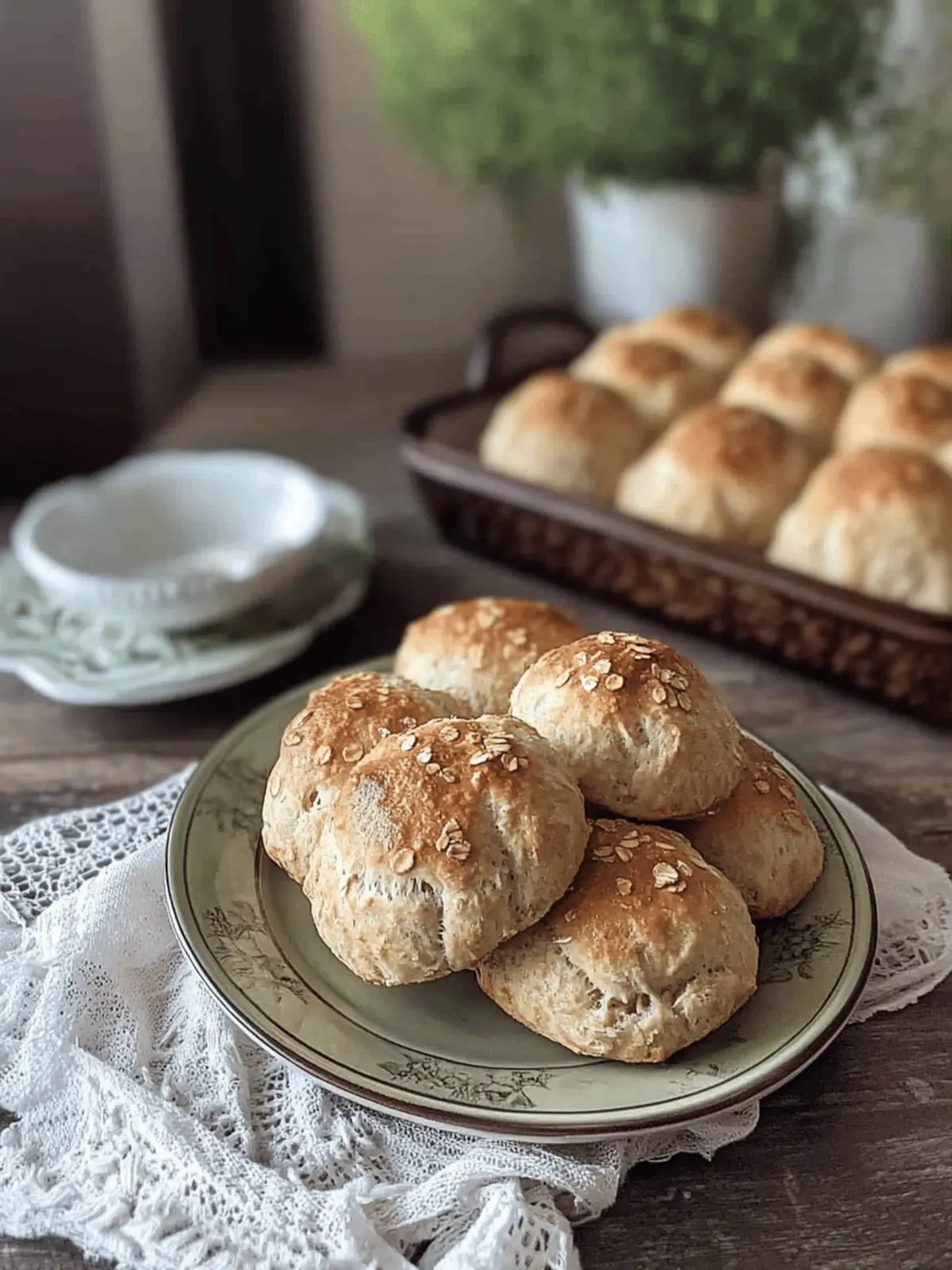 Traditional Scottish Oatmeal Rolls