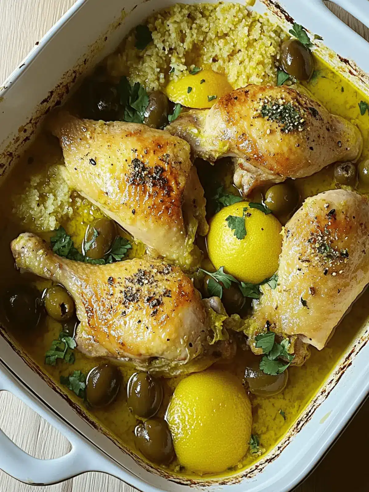 Claudia Roden's Chicken with Olives and Lemon