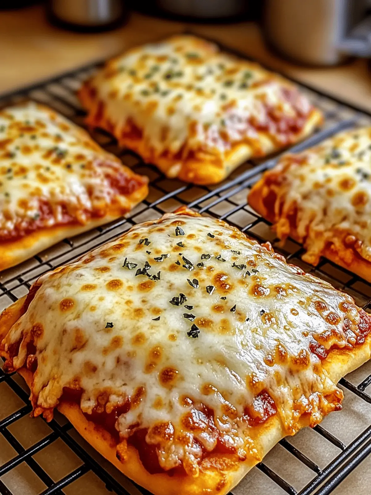 Cheesy Pizza Pockets