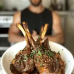 Slow Cooked Lamb Shanks Greek Style