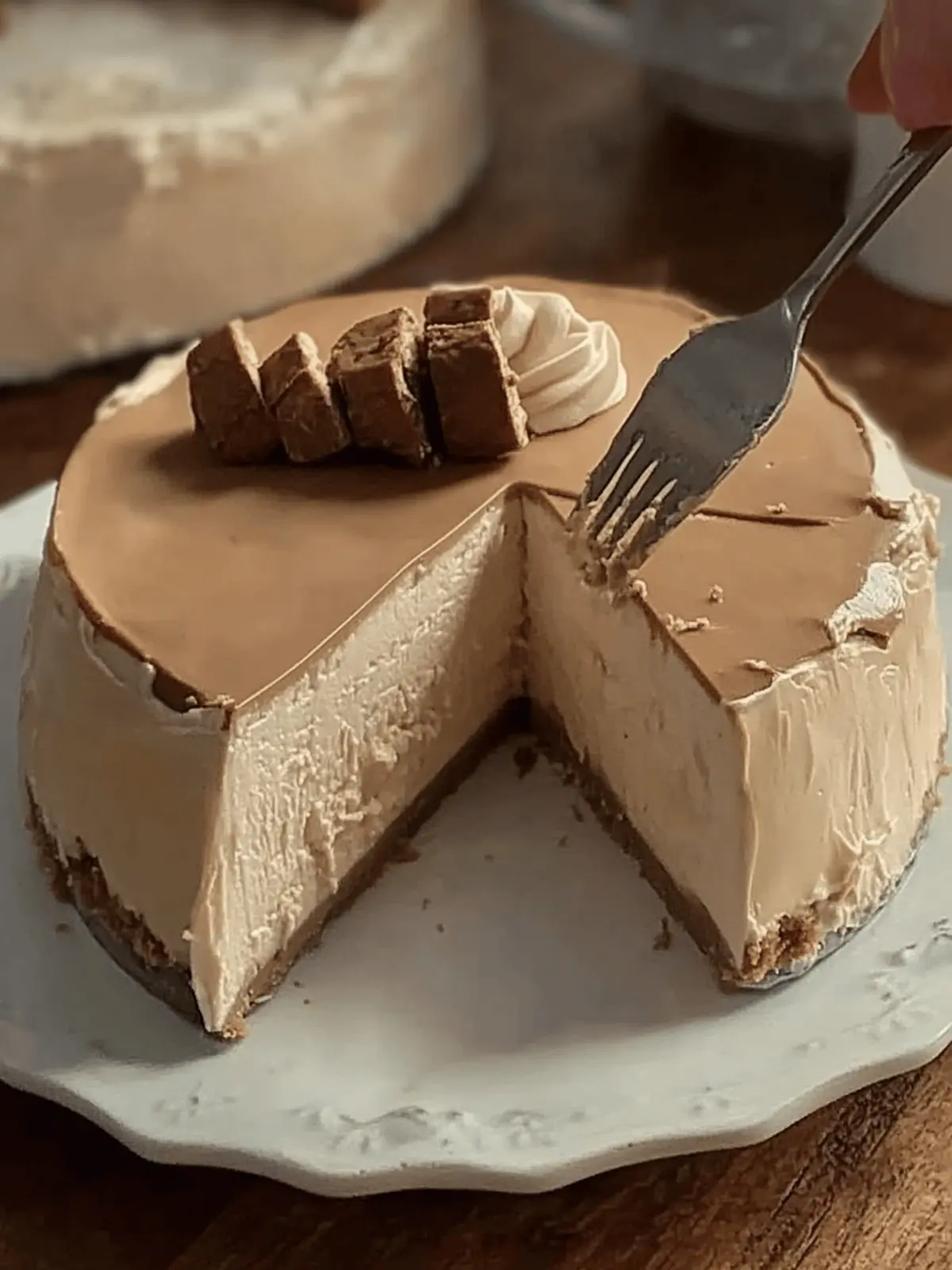kinder bueno cheesecake