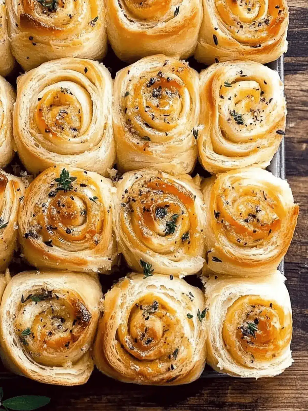 Herby Everything Cheddar Swirl Buns