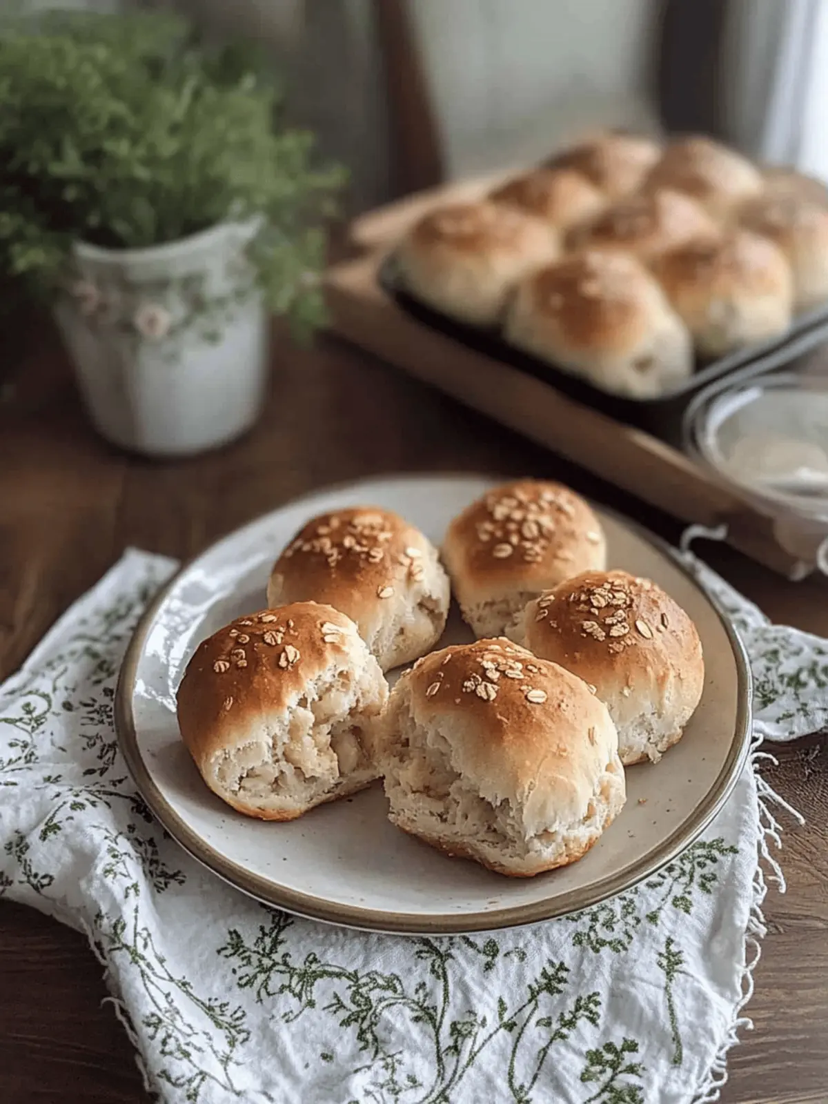 Traditional Scottish Oatmeal Rolls
