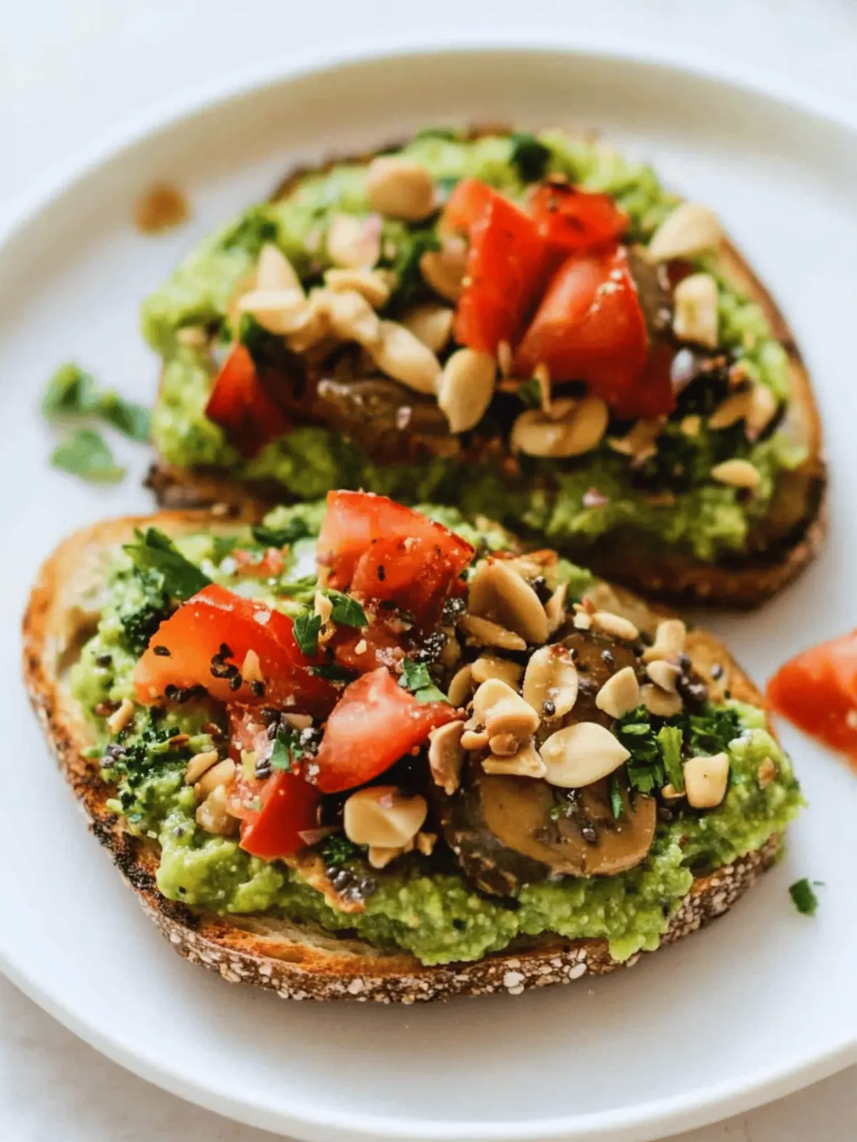High-Protein Vegan Breakfast Toasts