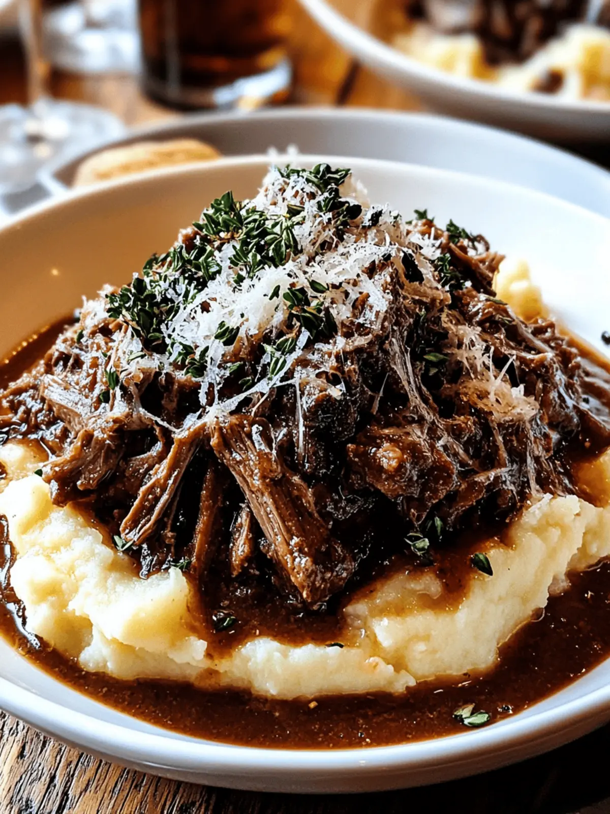 Short Rib Ragu with Parmesan Mashed Potatoes