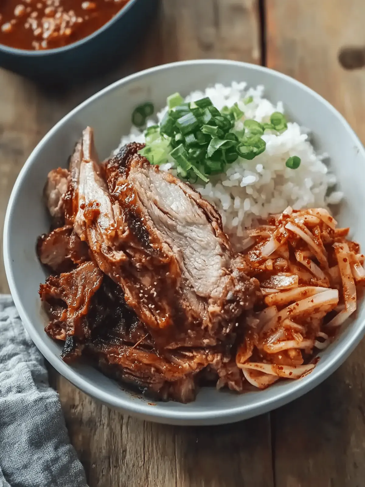 Juicy Korean BBQ Pork Shoulder