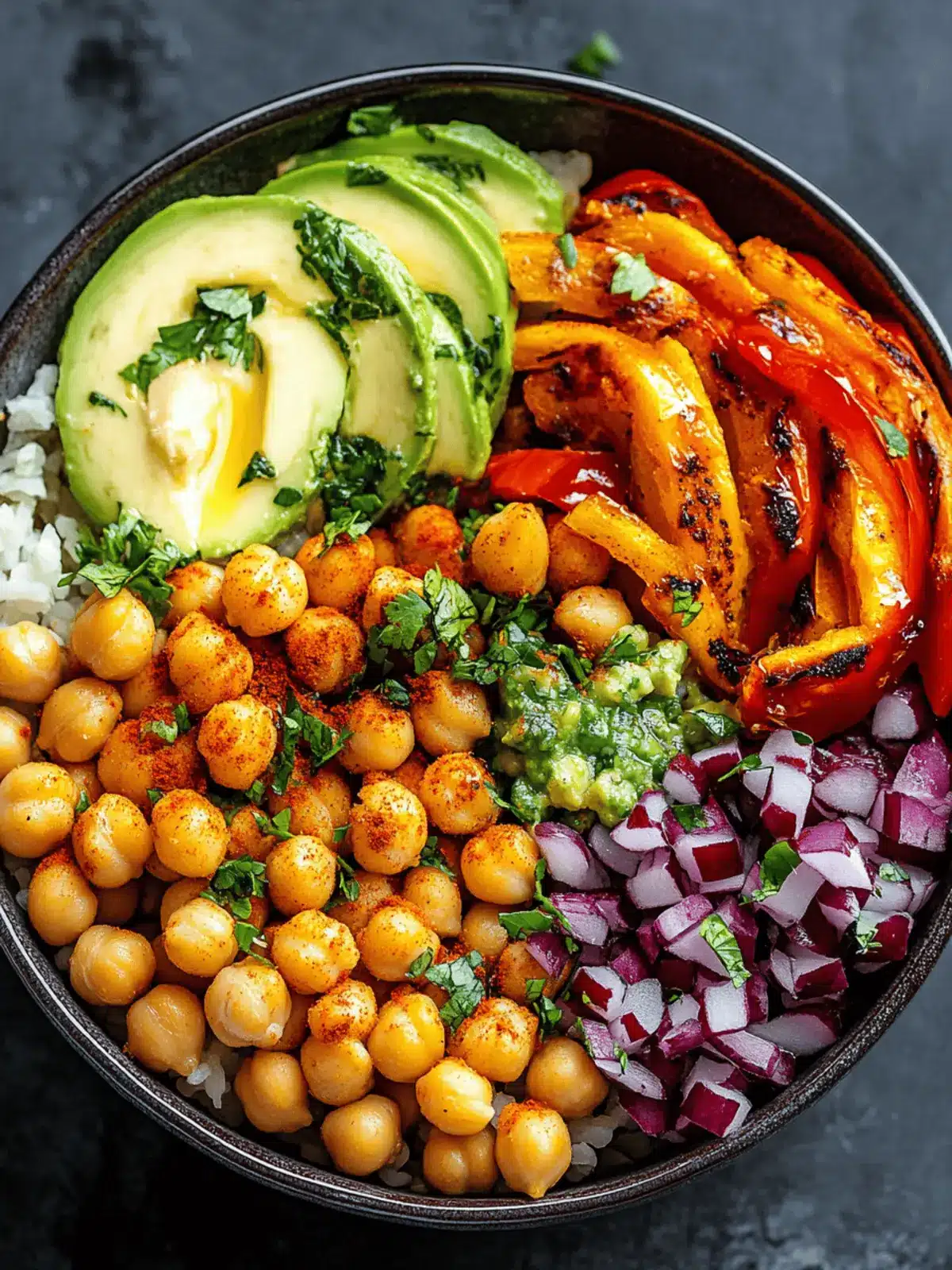 Spicy Chickpea Meal Prep Bowl
