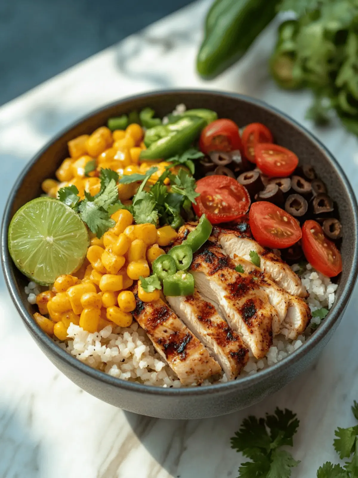 Healthy Tex-Mex Chicken Bowl (Ready in 30 Minutes!)