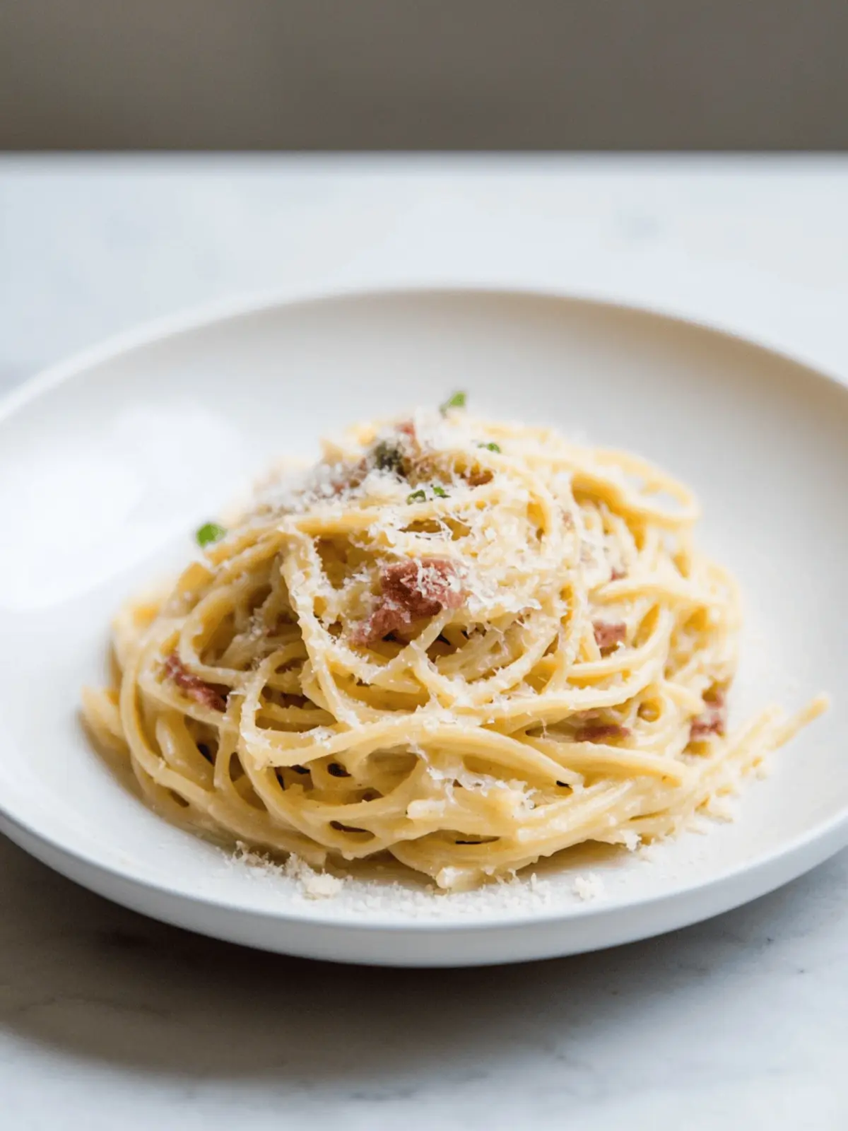 Creamy Spaghetti Carbonara with Easy Crispy Bacon Twist 3 Spaghetti Carbonara