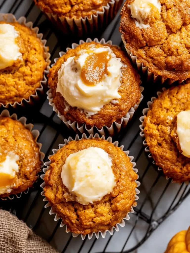 Pumpkin Cream Cheese Muffins