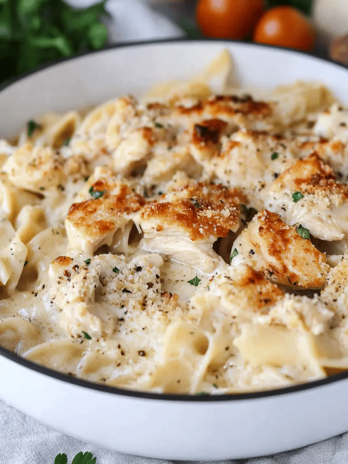 Chicken Garlic Parmesan Pasta