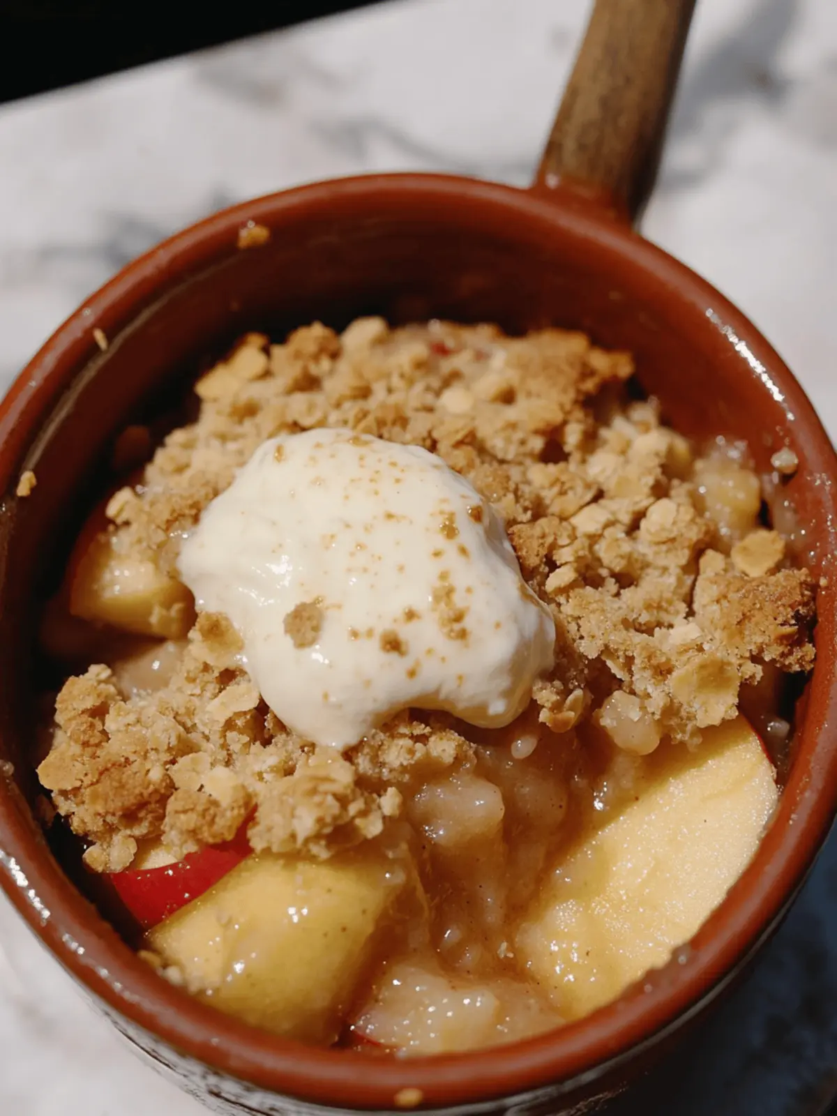 Apple Crumble (Single Serving)