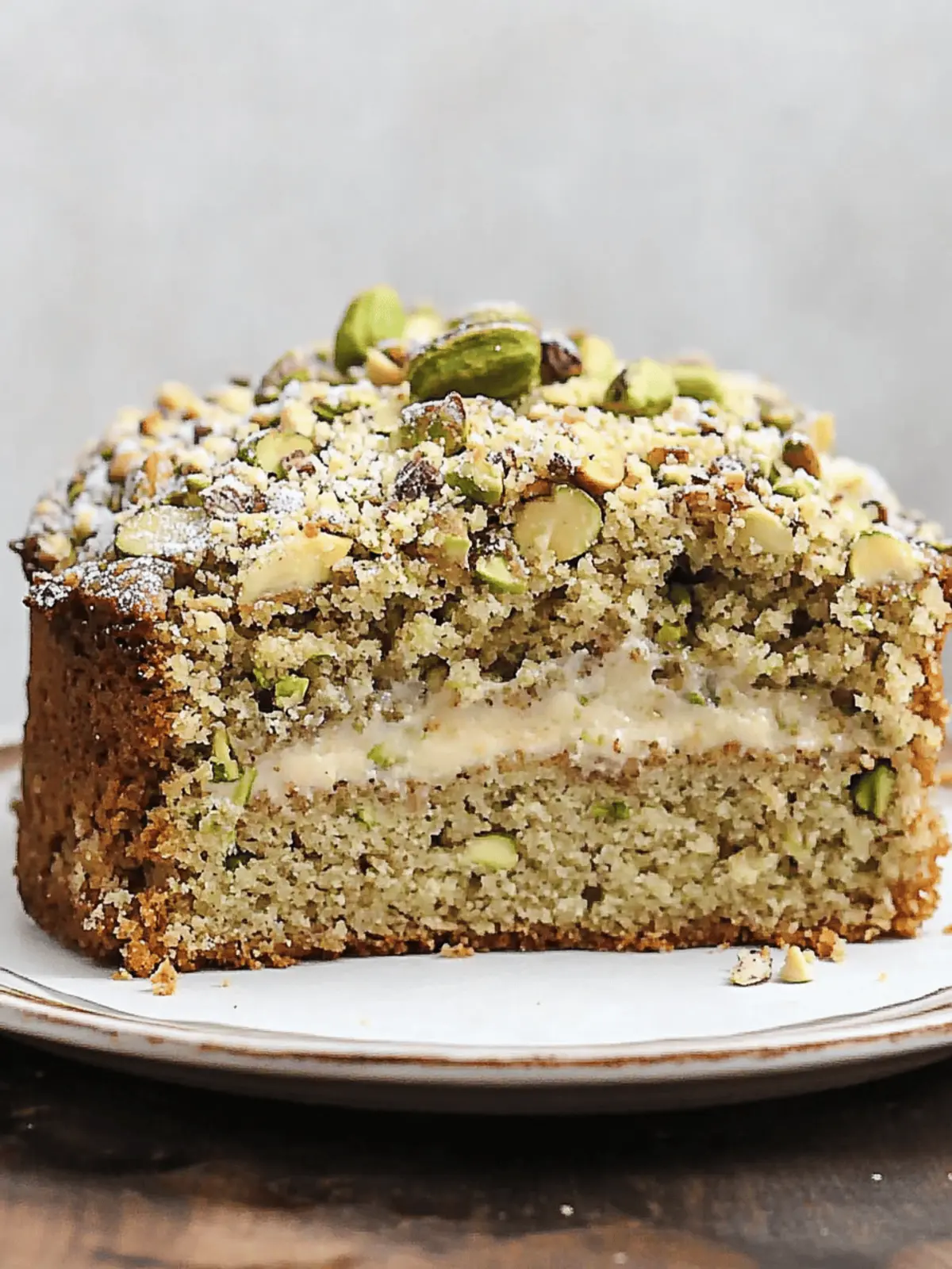 Pistachio Coffee Cake