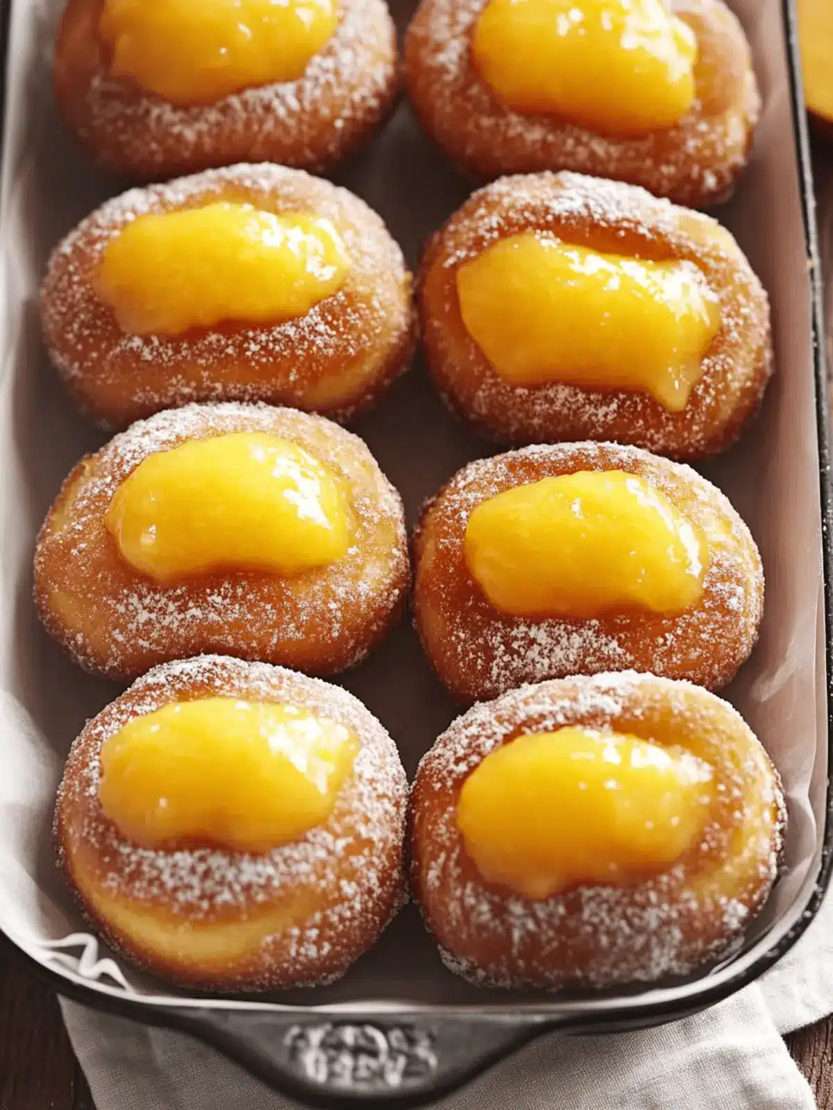 Mango Brioche Donuts: Irresistibly Soft Tropical Delight 4 Mango Brioche Donuts