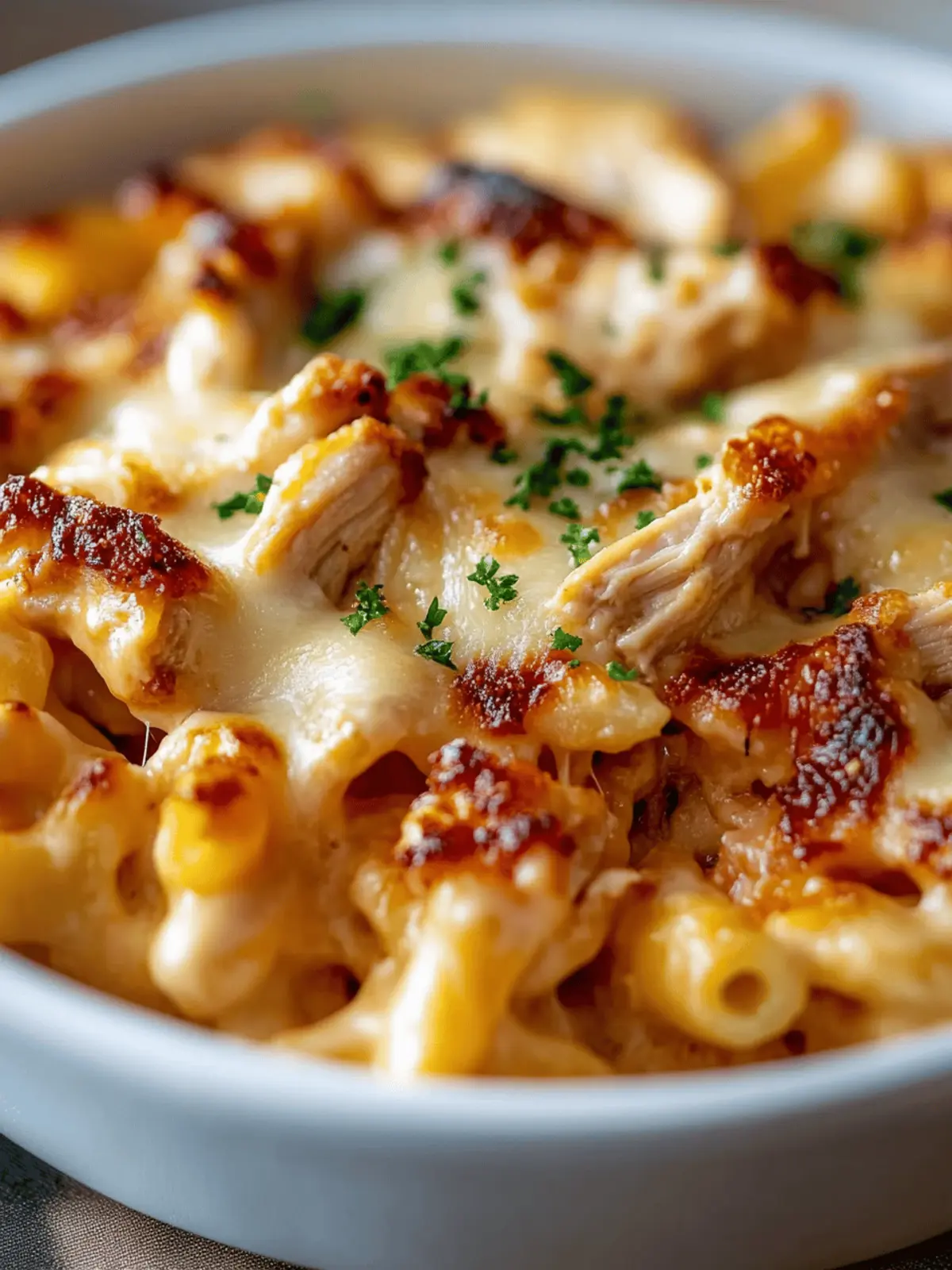 BBQ Chicken Mac and Cheese