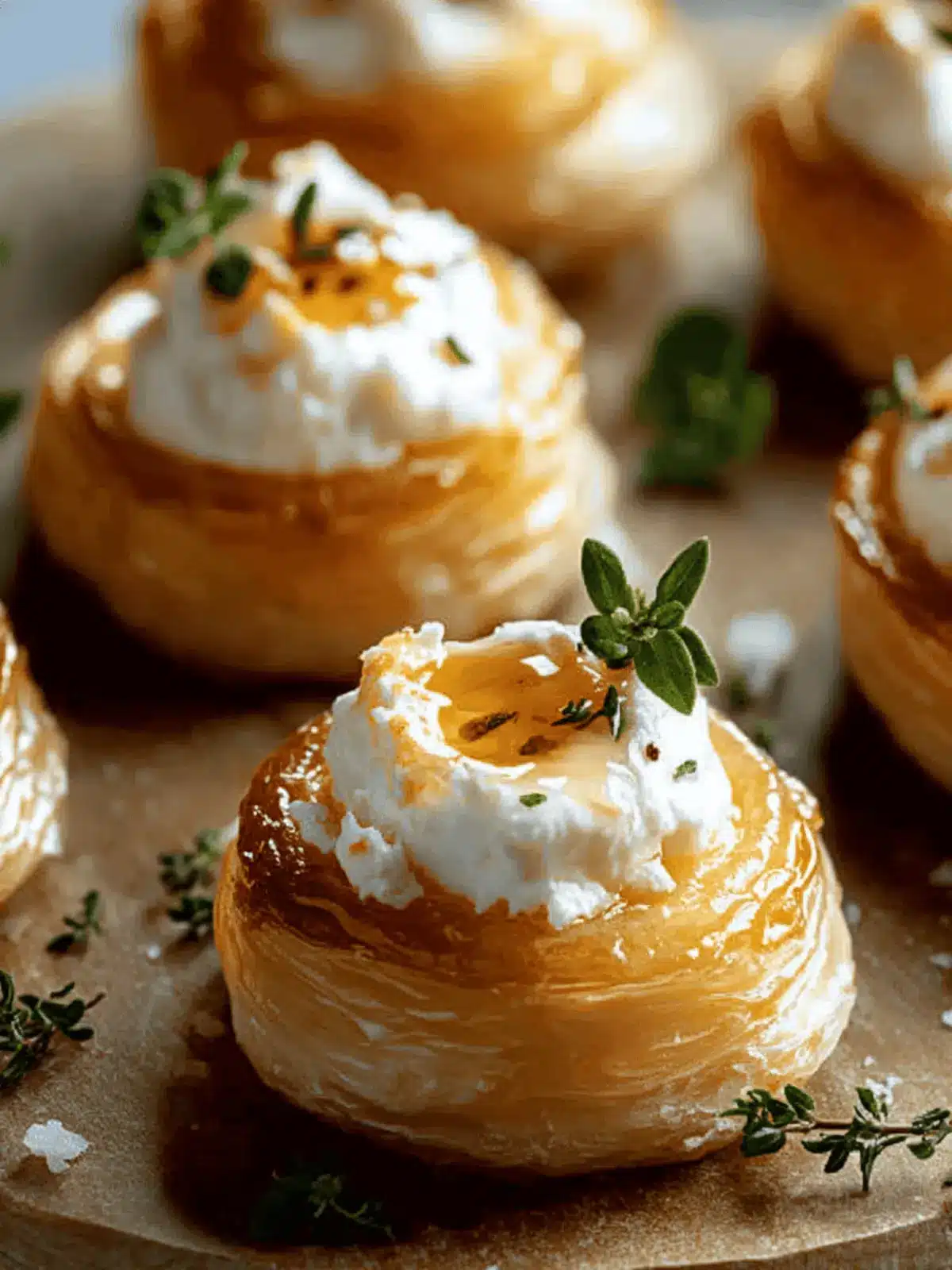 Goat Cheese and Honey Bites