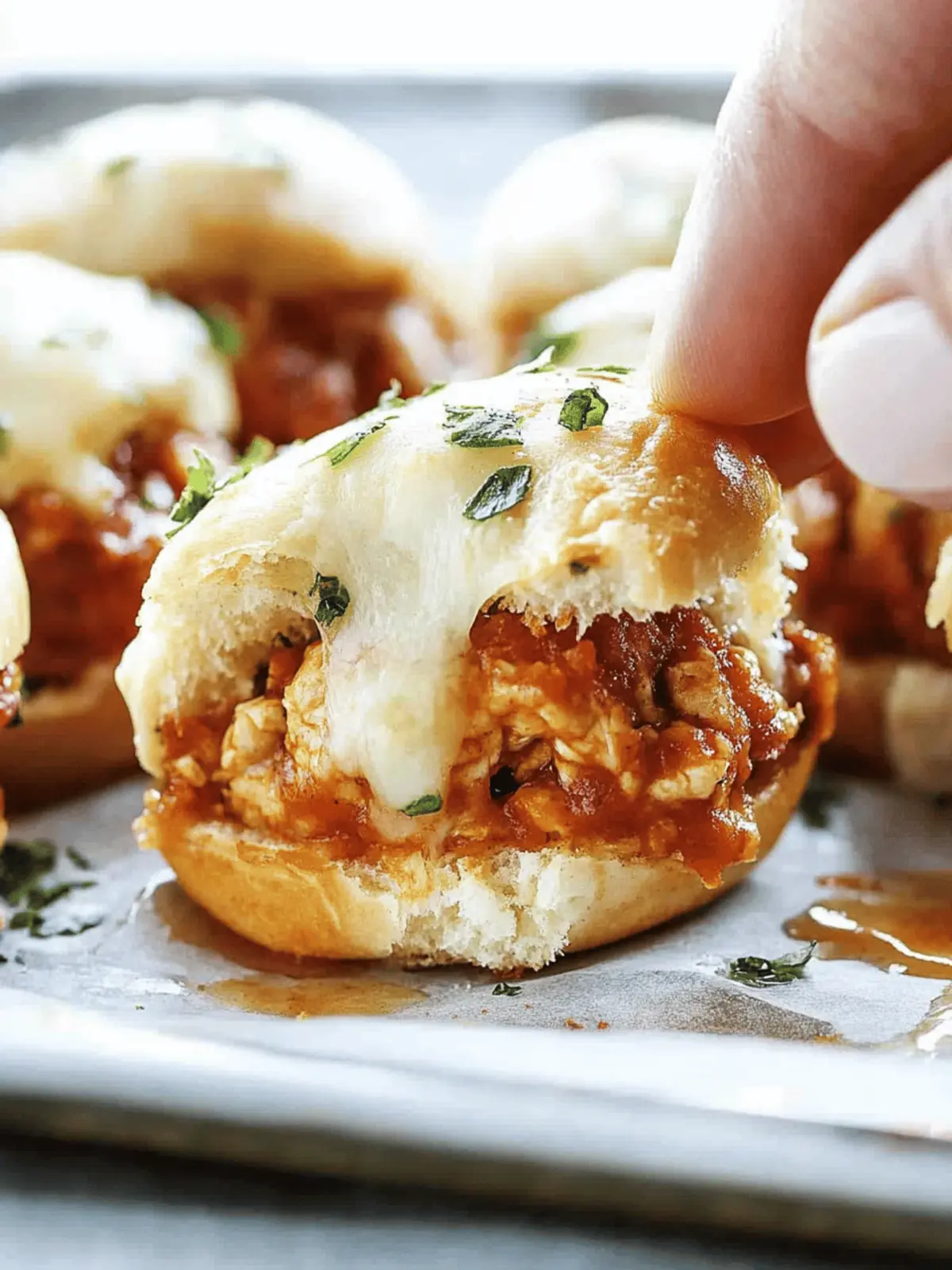 Chicken Parmesan Sliders