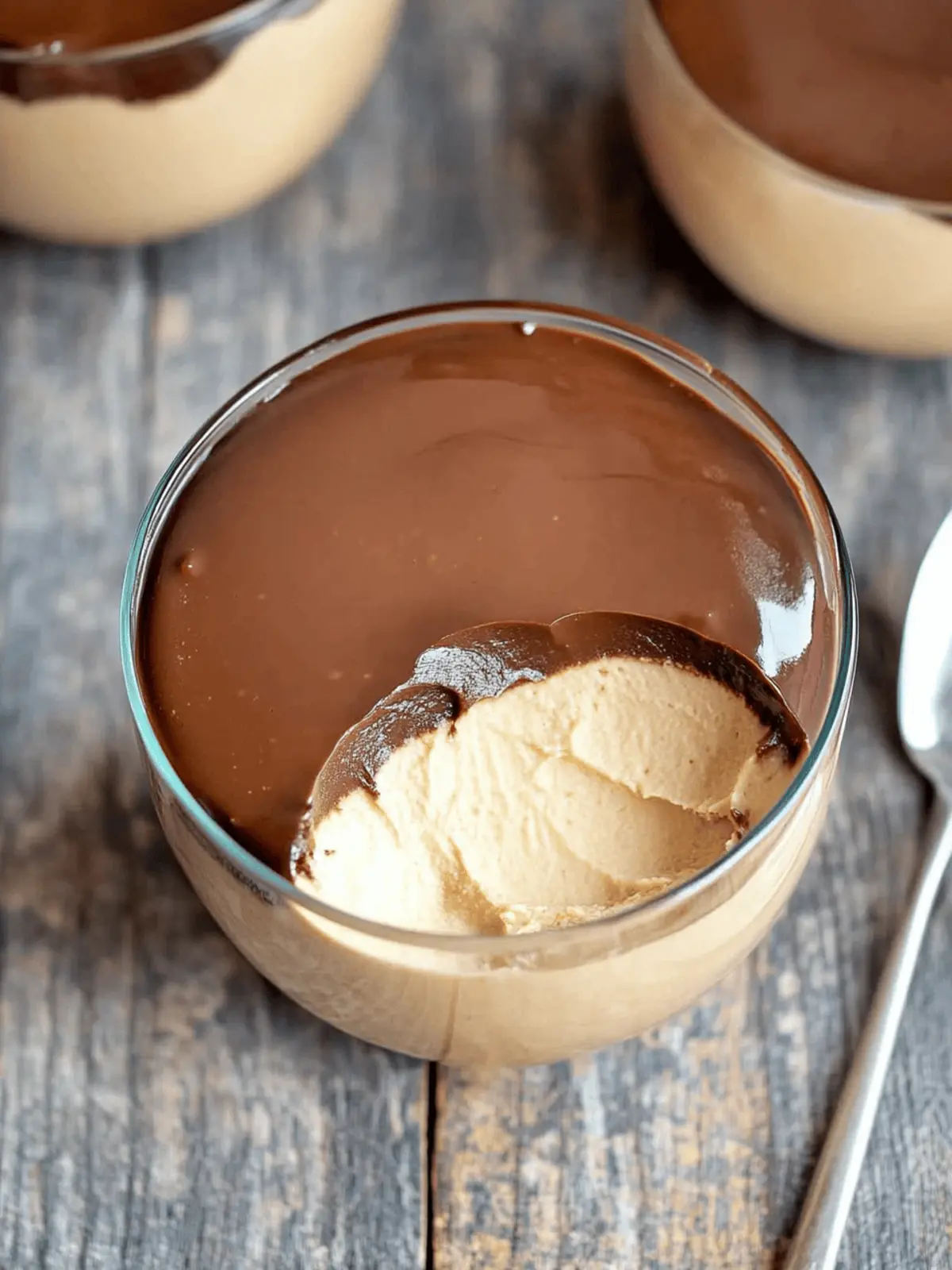 Vegan Peanut Butter Mousse (with a Chocolate Ganache!)