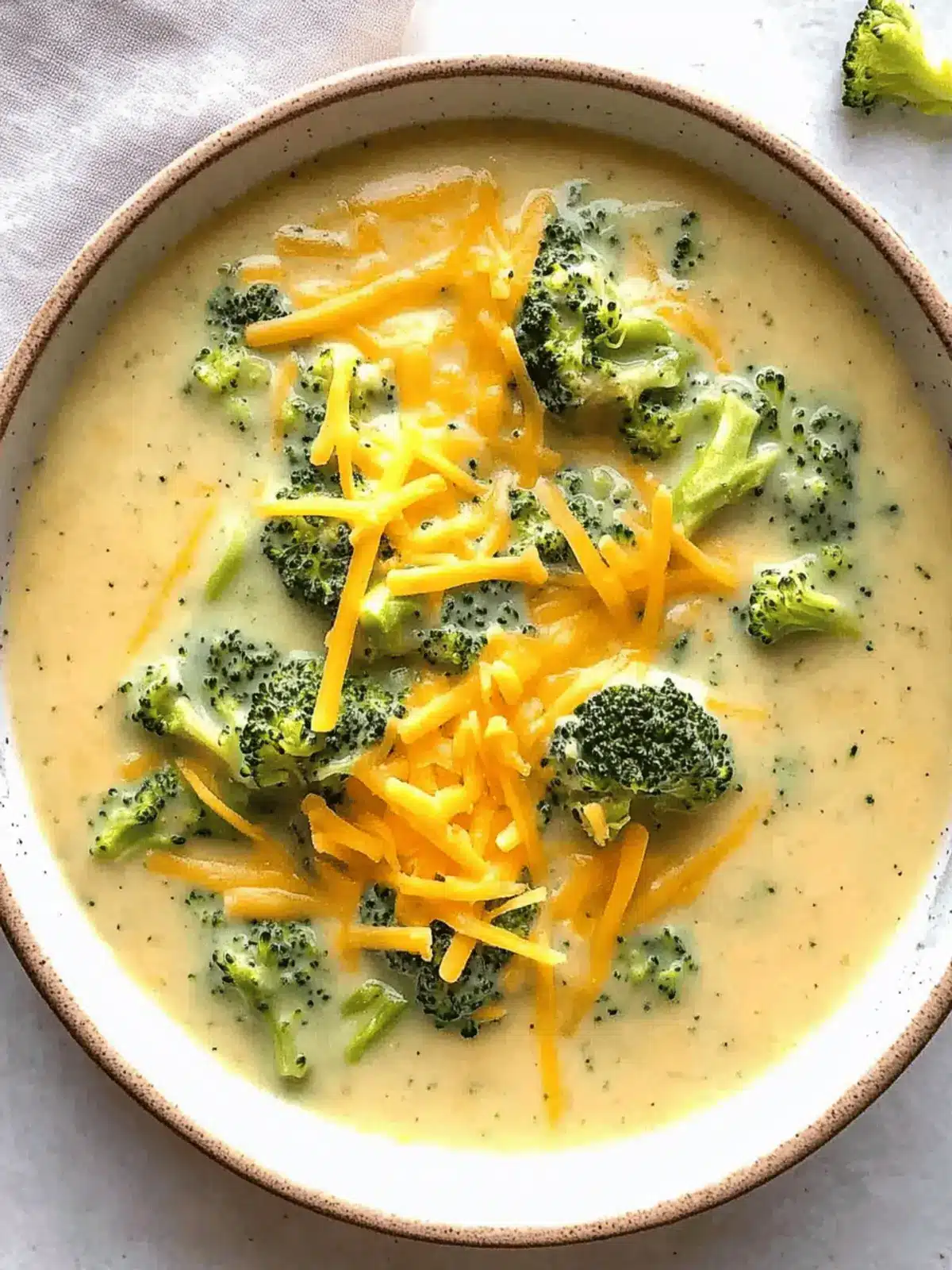 Broccoli Cheddar Soup