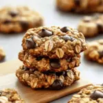 Healthy Banana Oatmeal Cookies –