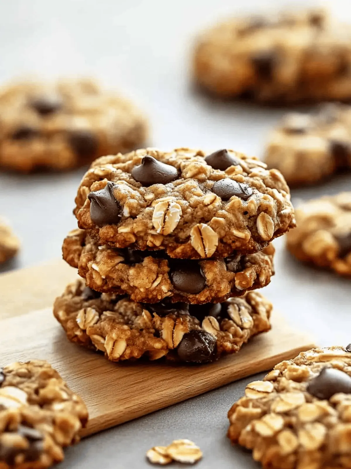 Healthy Banana Oatmeal Cookies –