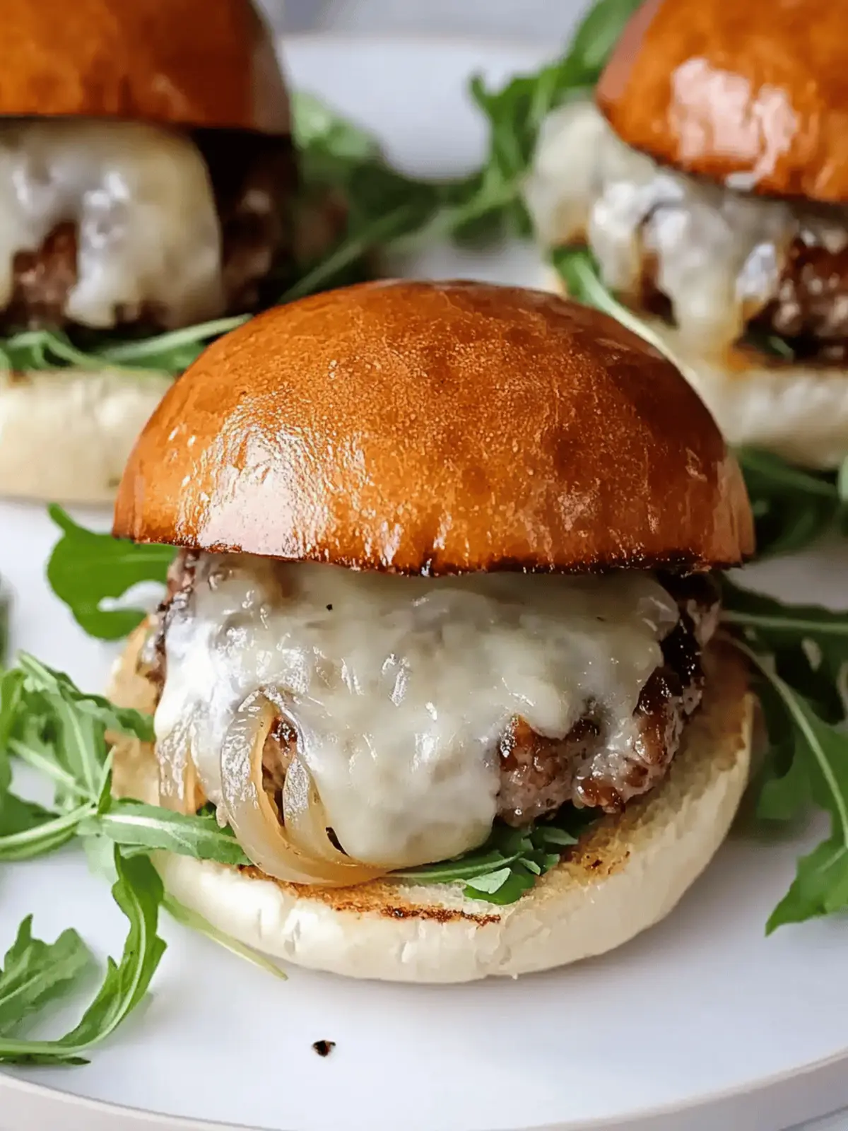 Gruyere Caramelized Onion Sliders