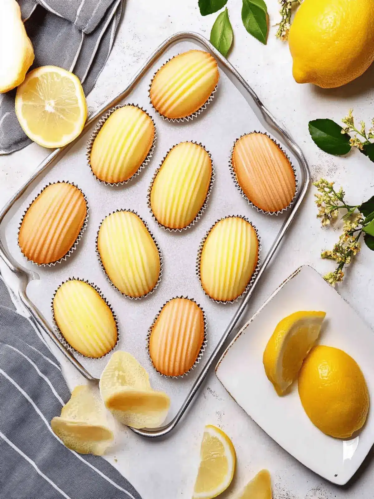 Lemon Madeleines